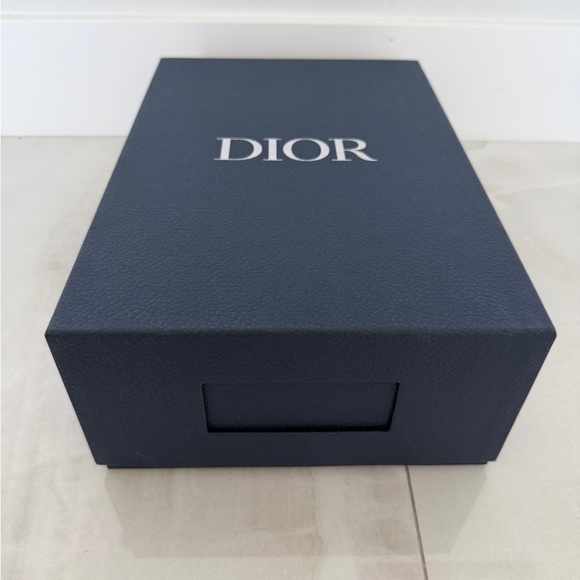 Dior Accessories - Dior Large Navy Blue And Silver Gift Box Shoebox with Window